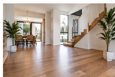 Interior with timber flooring